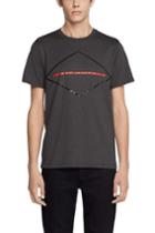 Rag & Bone - Crewneck With Diamond Print - Charcoal - Xs