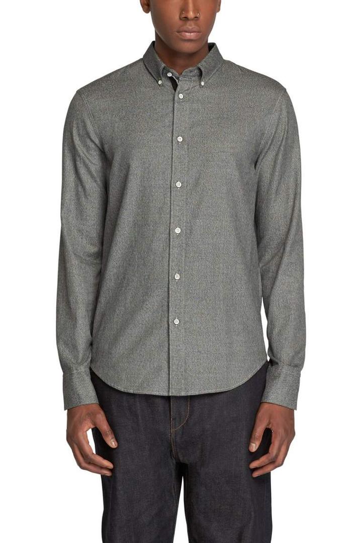 Rag & Bone - Yokohama Shirt - Charcoal Jaspe - Xs
