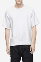 Rag & Bone - Short Sleeve Driscoll Sweatshirt - Bright White - Xs