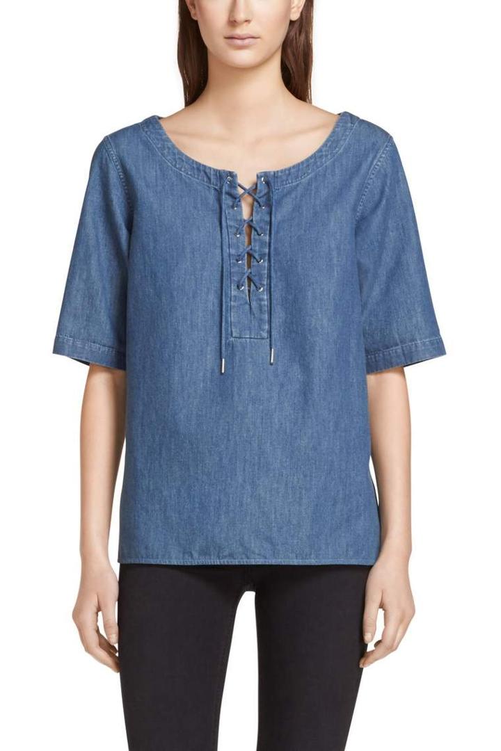 Rag & Bone - Lace Up Top - Indigo - Xxs