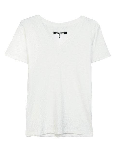 Rag & Bone - The Jackson V Tee - Bright White