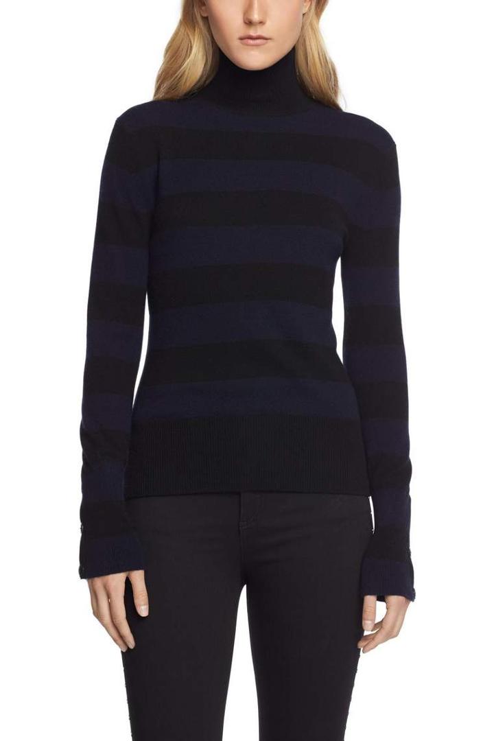 Rag & Bone - Careen Turtleneck - Navy/ Black - Xxs