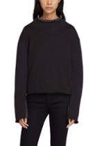 Rag & Bone - Madeleine Turtleneck Pullover - Black/ Natural - Xxs