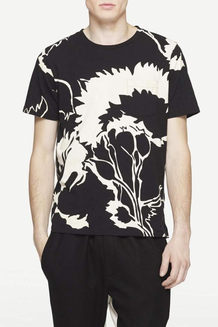 Rag & Bone - Liberty Pocket Tee - Black - Xs