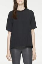 Rag & Bone - Austin Top - Washed Black Silk - Xs