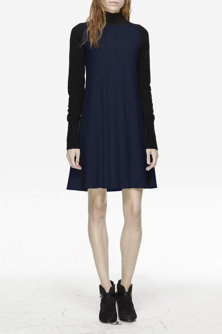Rag & Bone - Francine Sweater Dress - Ink - Xxs