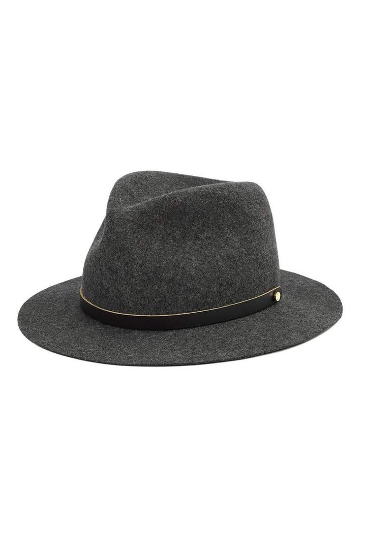 Rag & Bone - Packable Abbott Fedora - Black Mix - S