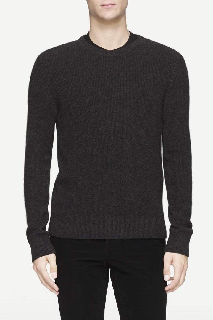 Rag & Bone - Kaden Crew - Charcoal - Xs