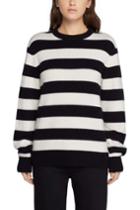 Rag & Bone - Shana Cashmere Crew - Black/ White - Xxs