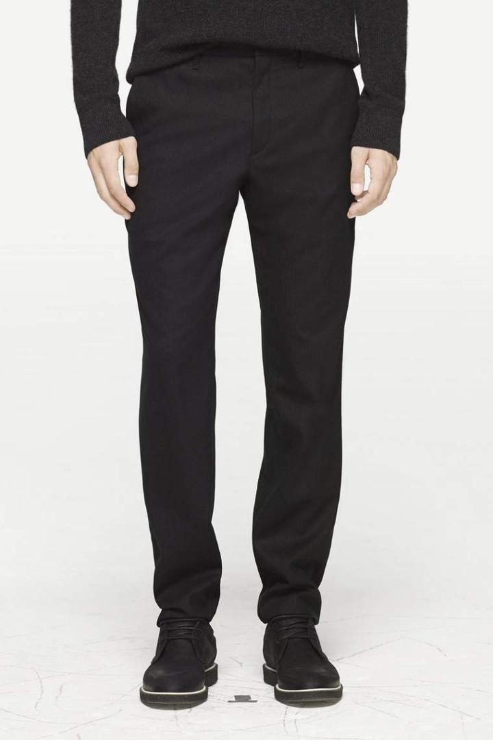 Rag & Bone - Grant Trouser - Grey Herringbone - 28