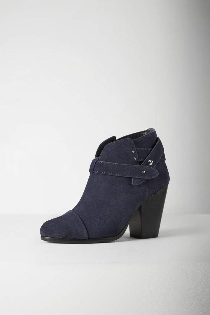Rag & Bone - Harrow Boot - Navy Suede - 35 / 5
