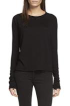 Rag & Bone - Camden Long Sleeve Tee - Black - Xs