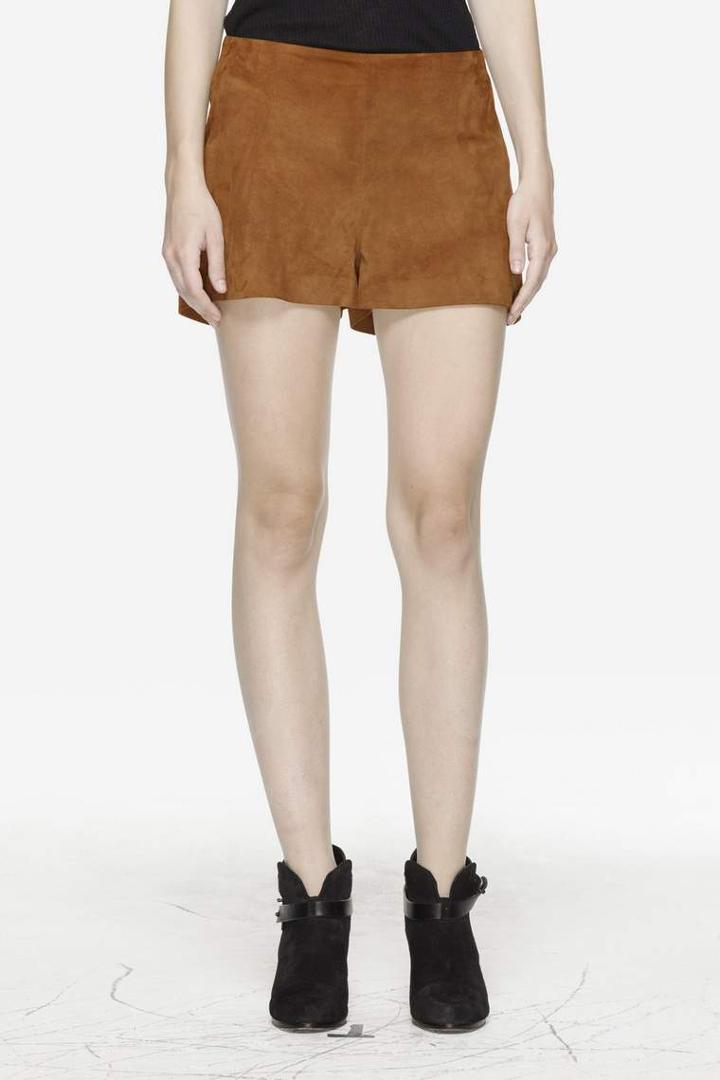 Rag & Bone - Georgie Short - Brown Suede - 00