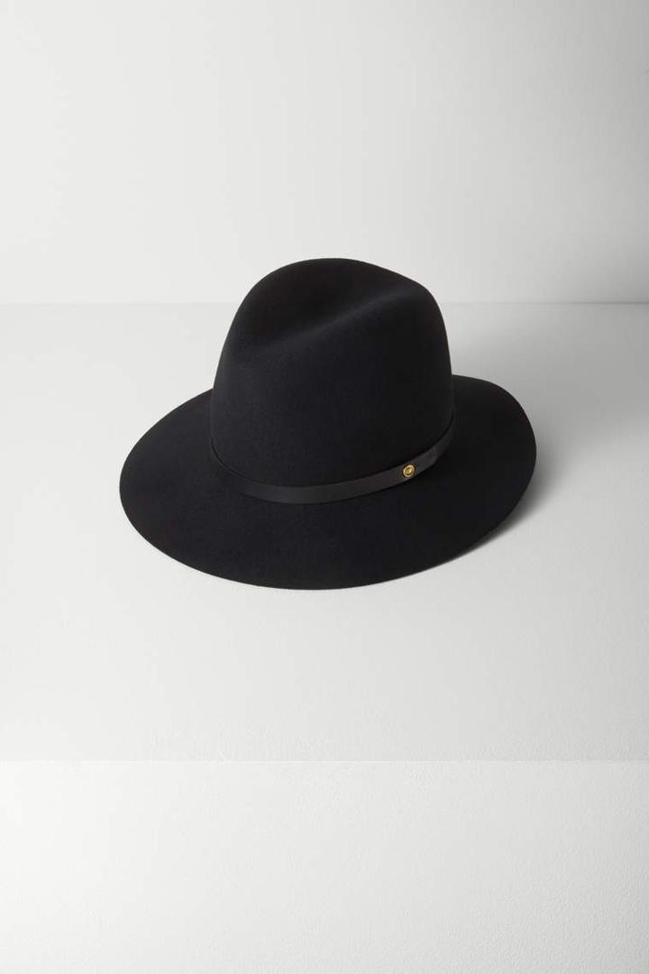 Rag & Bone - Floppy Brim Fedora - Black - S