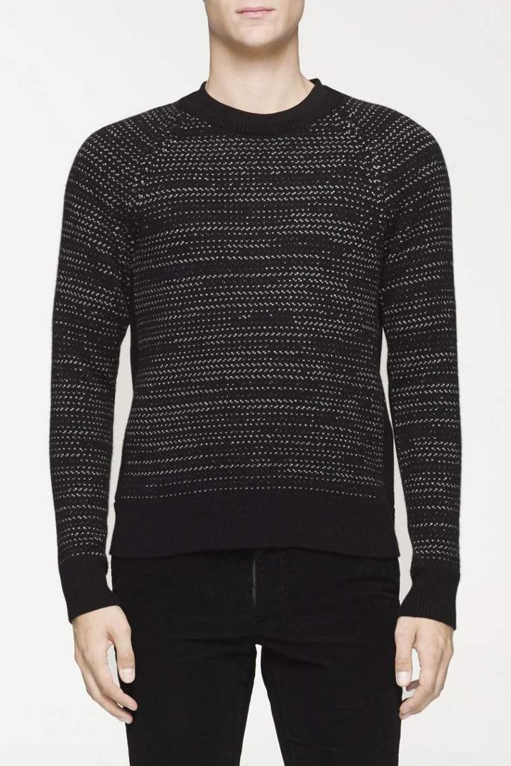 Rag & Bone - Justin Crew - Black - Xs