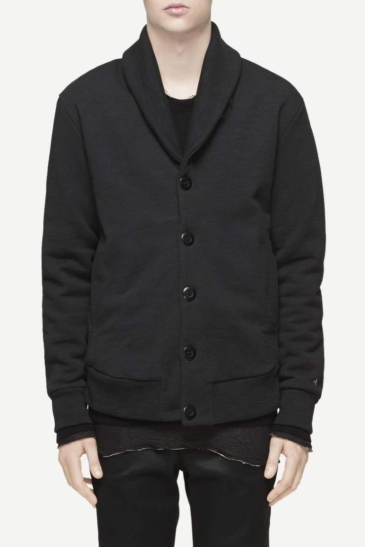 Rag & Bone - Gaspar Shawl Cardigan - Black - Xs