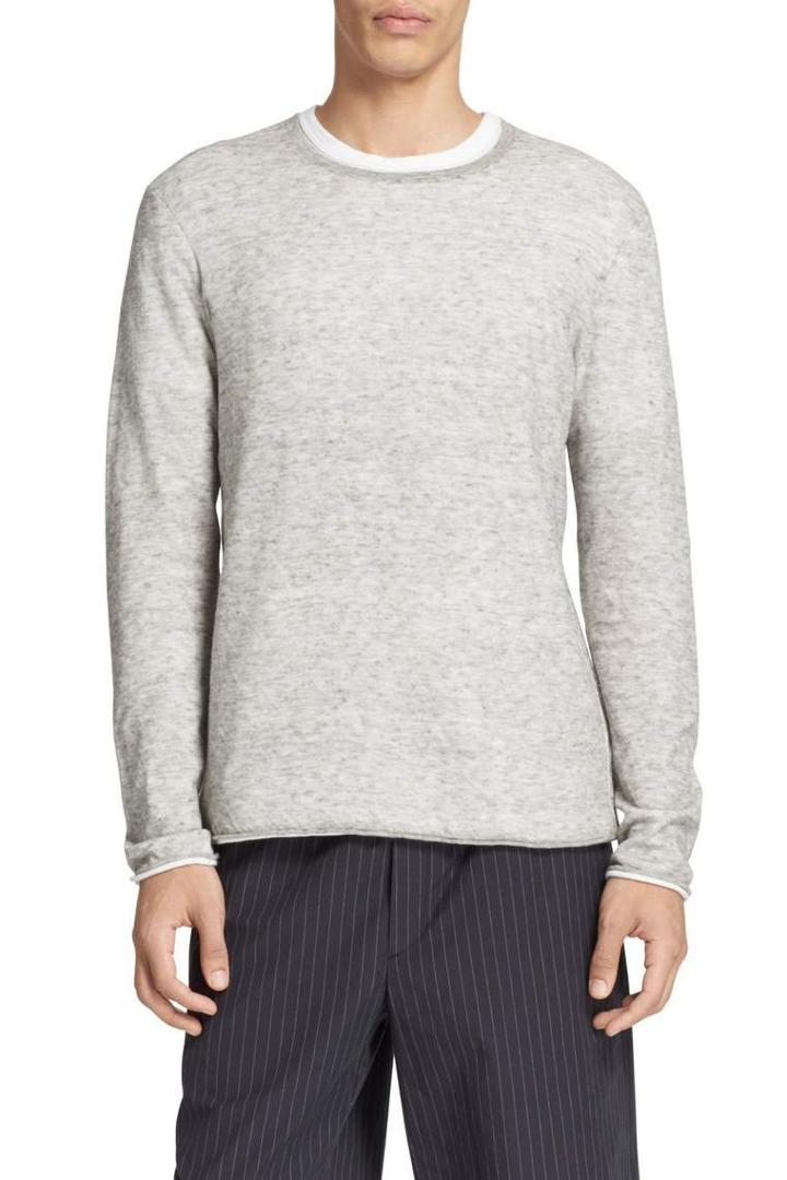 Rag & Bone - Tripp Crew - Light Grey Melange - Xs