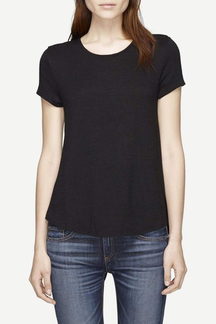 Rag & Bone - Vista Tee - Black - Xxs