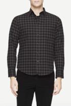Rag & Bone - Three Quarter Placket Shirt - Asphalt - Xs