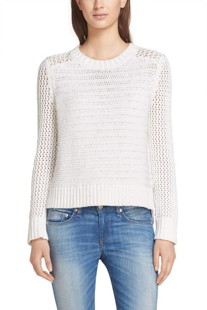 Rag & Bone - Annie Pullover - White - Xxs