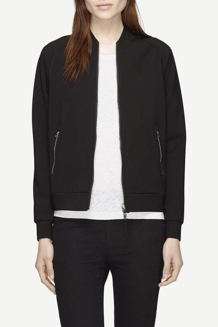 Rag & Bone - Zip Track Jacket - Black - Xxs