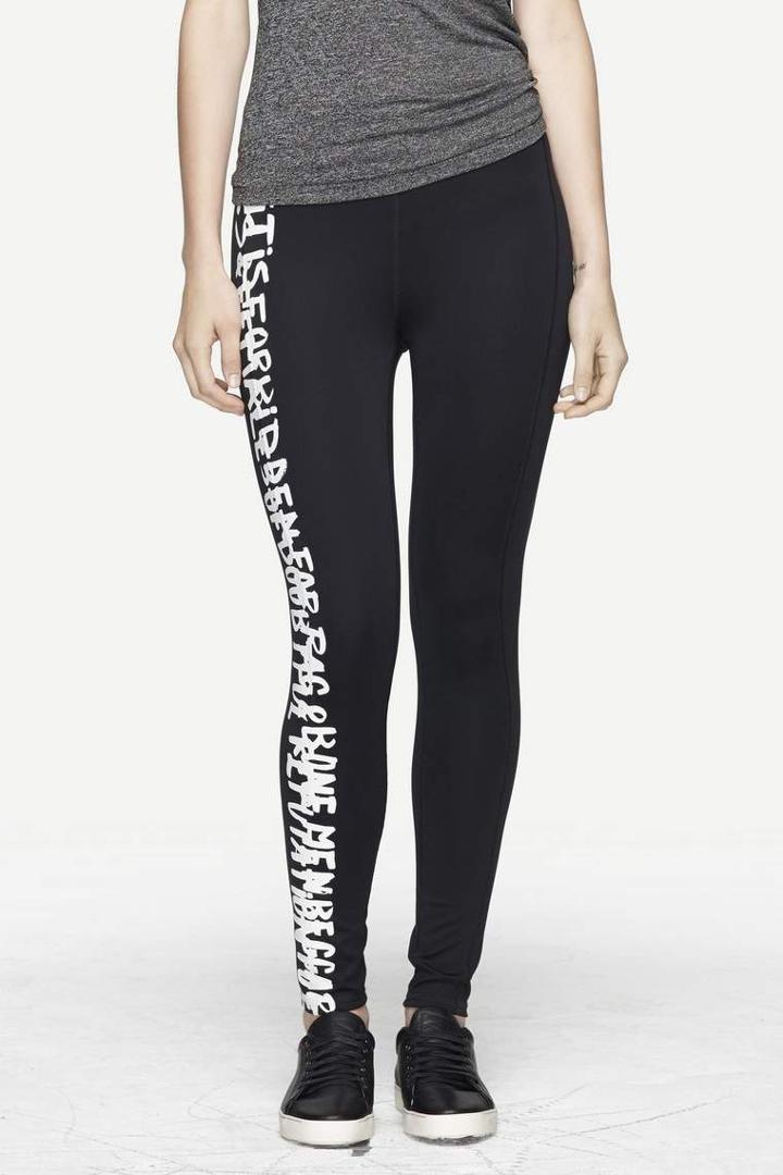 Rag & Bone - Pull On Legging - Black Graffiti - Xxs
