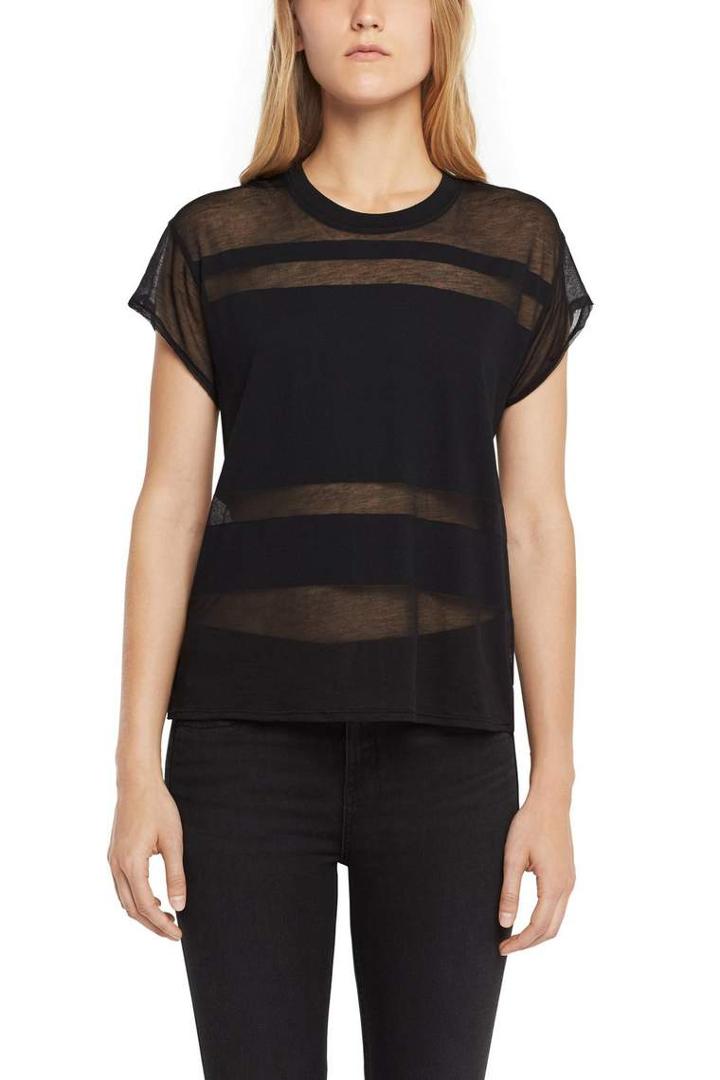 Rag & Bone - Vintage Burnout Crew - Black - Xxs