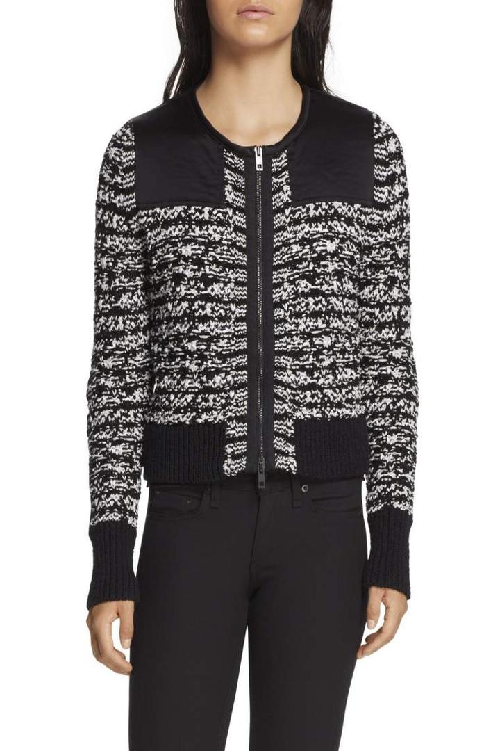 Rag & Bone - Viola Sweater Jacket - Black - Xxs
