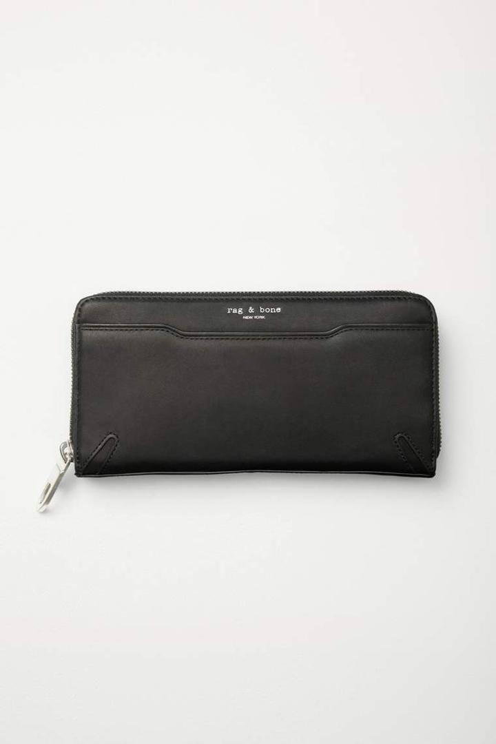 Rag & Bone - Crosby Continental Wallet - Black - One Size