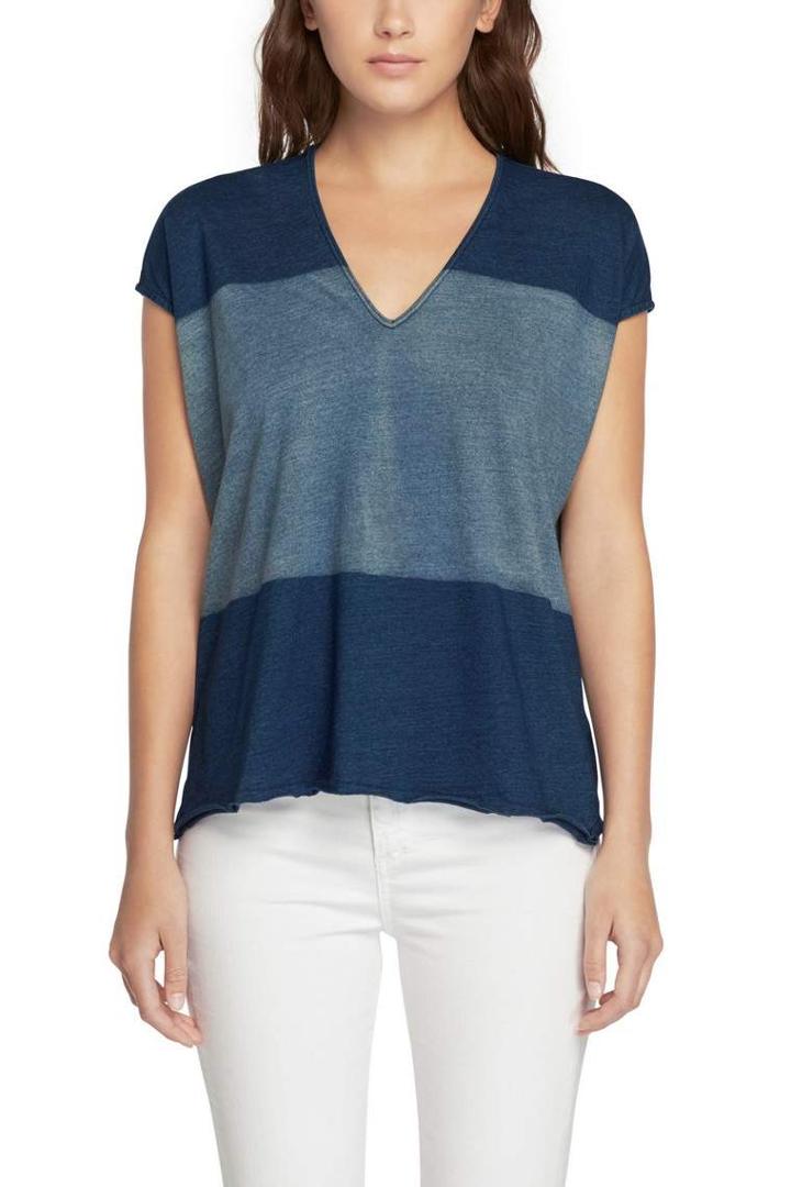 Rag & Bone - Malibu Wash V-neck - Indigo - Xxs