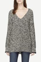 Rag & Bone - Karen V-neck - White/black - Xxs