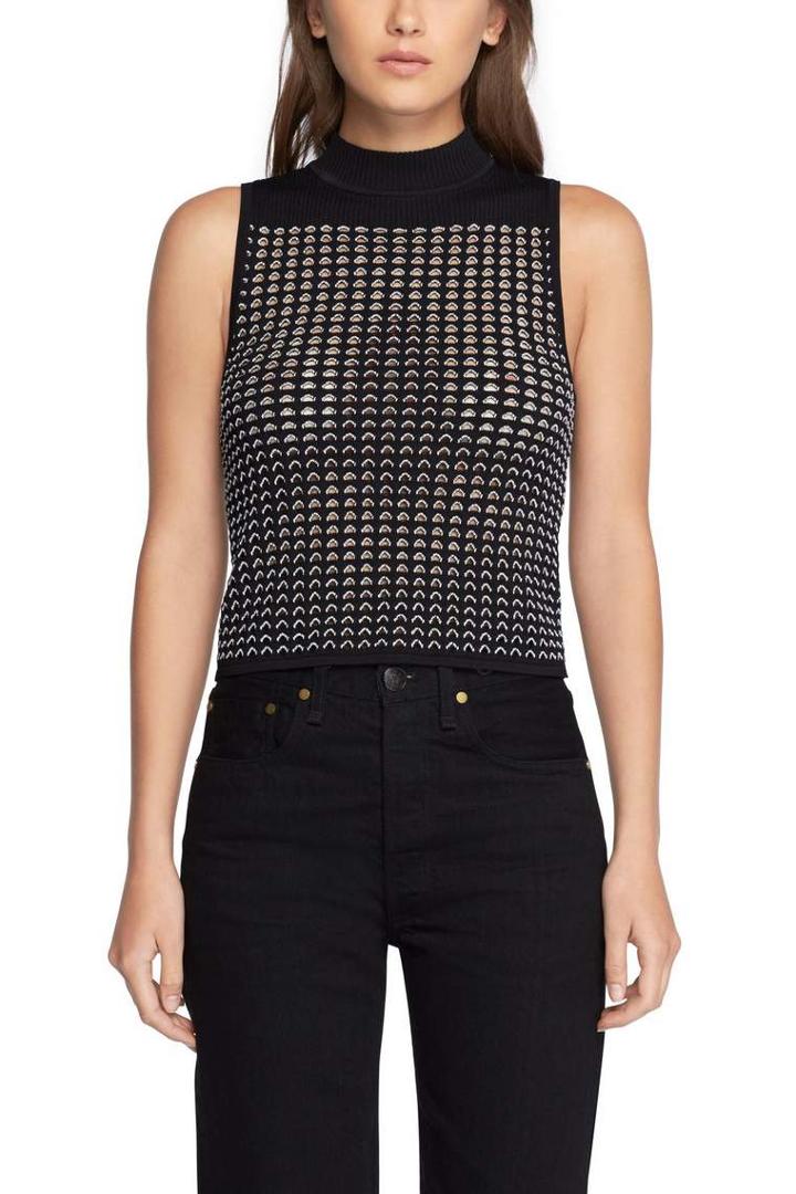 Rag & Bone - Ingrid Turtleneck - Black/ White - Xxs