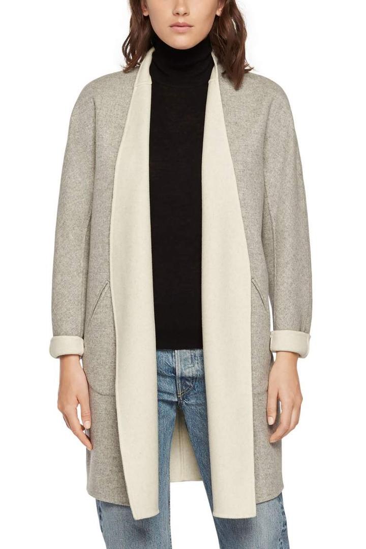 Rag & Bone - Singer Coat - Grey/ Cream - 00