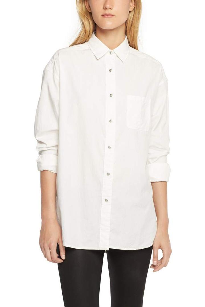 Rag & Bone - Boyfriend Shirt - Bright White - Xxs
