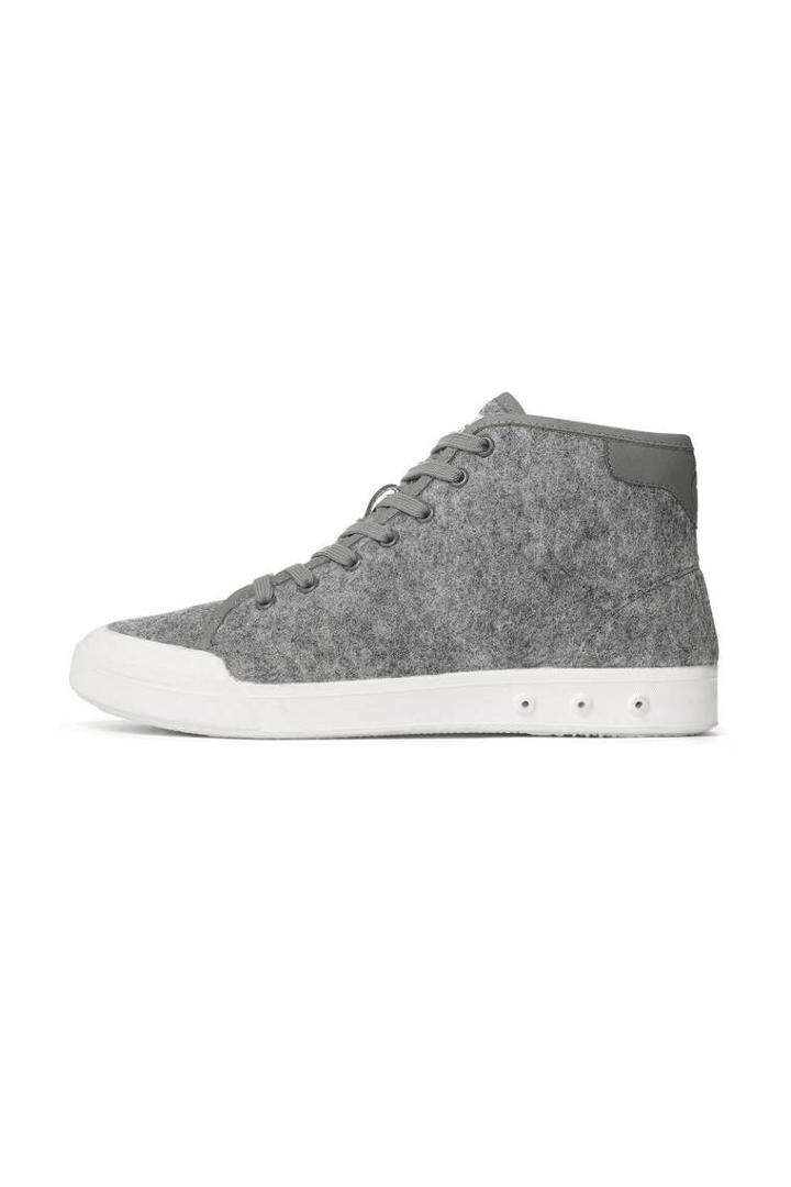 Rag & Bone - Standard Issue High Top - Grey Wool - 41 / 8