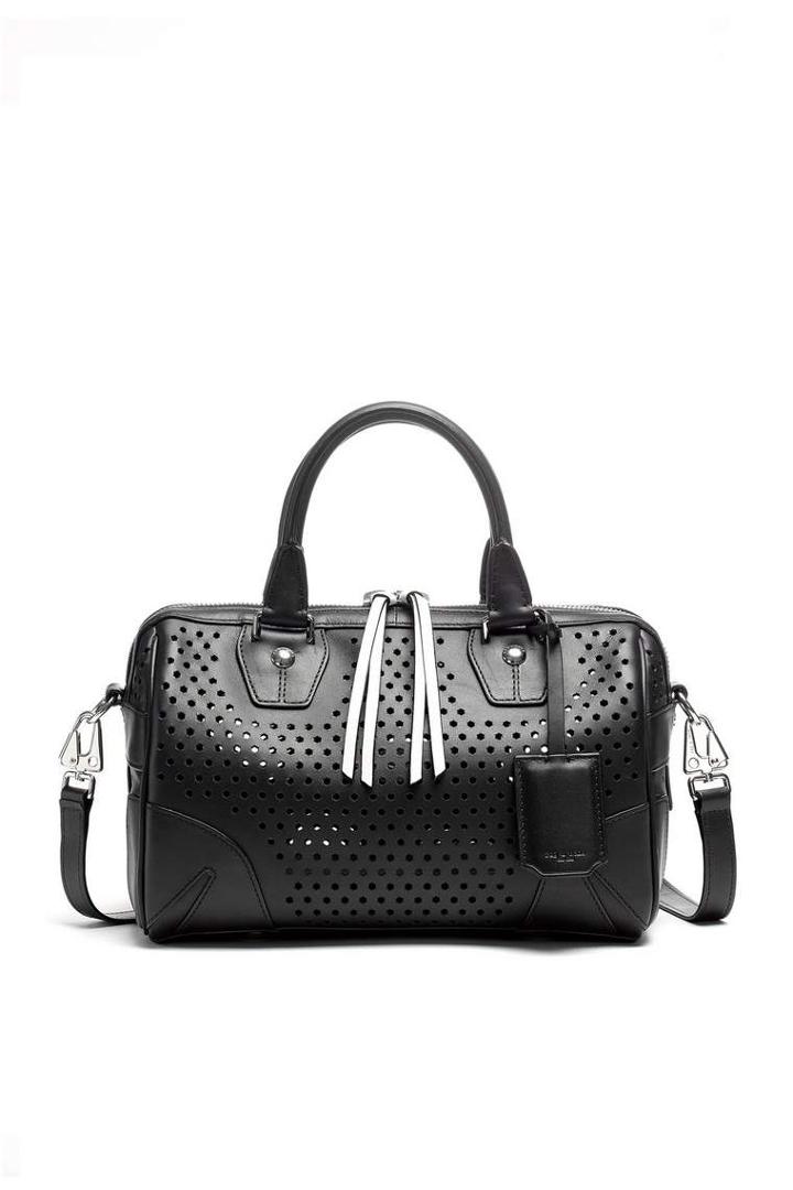 Rag & Bone - Small Flight Satchel - Black Perforated - One Size