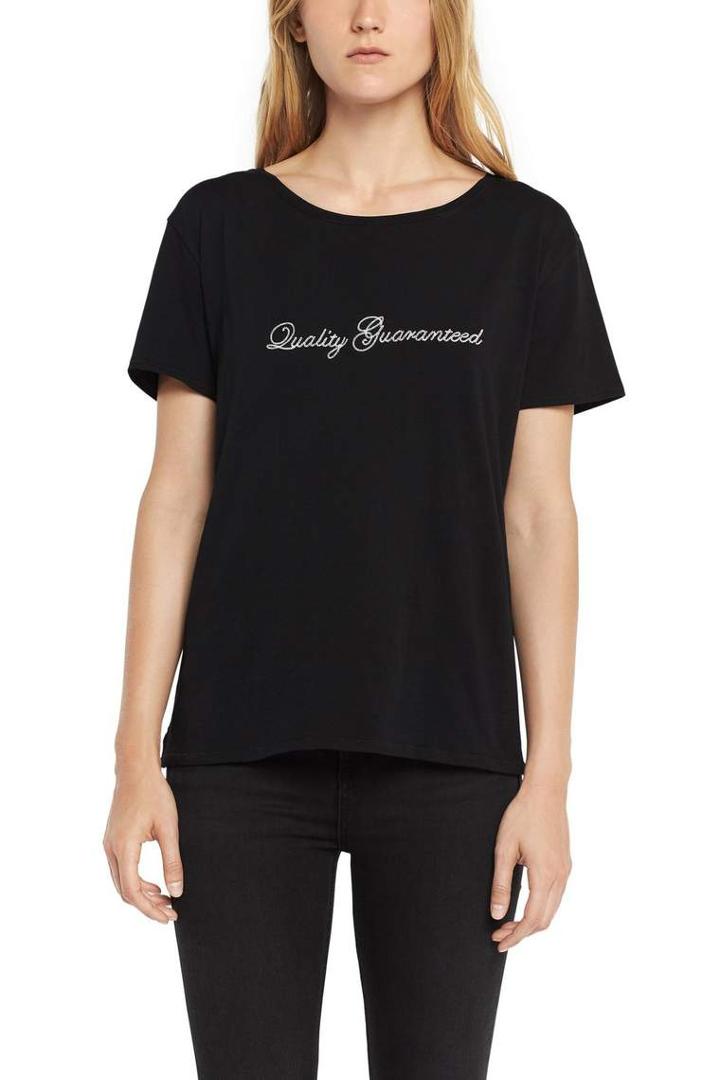 Rag & Bone - Vintage Crew - Embroidered - Black - Xxs