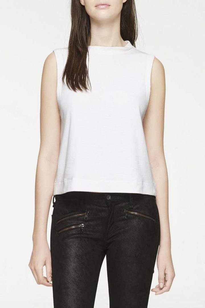 Rag & Bone - Charley Mock Neck - White - Xxs