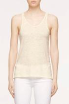 Rag & Bone - Linen Bay Tank - Pale Yellow - Xxs