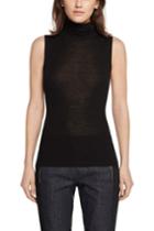 Rag & Bone - Briony T-neck Sleeveless - Black - Xxs