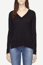 Rag & Bone - Leanna V-neck - Black - Xxs