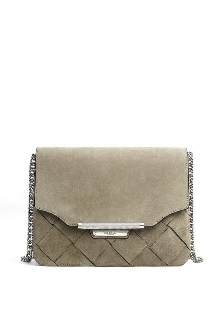Rag & Bone - Moto Clutch - Warm Grey - One Size