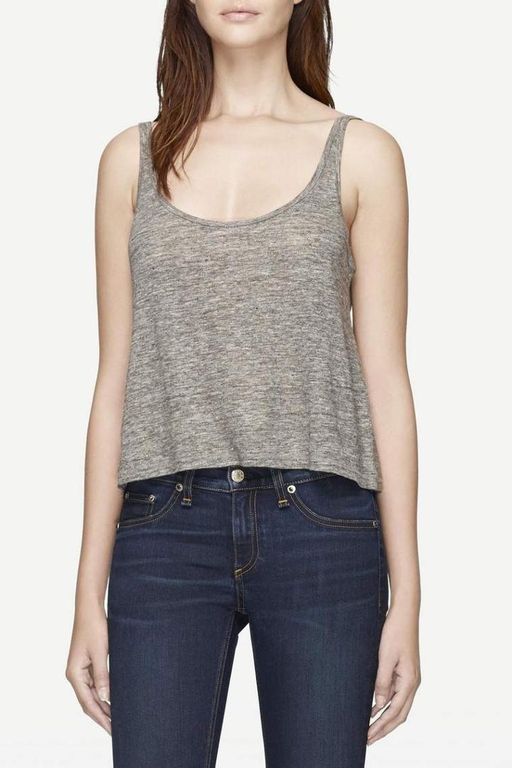 Rag & Bone - Cody Tank - Medium Heather Grey - Xxs