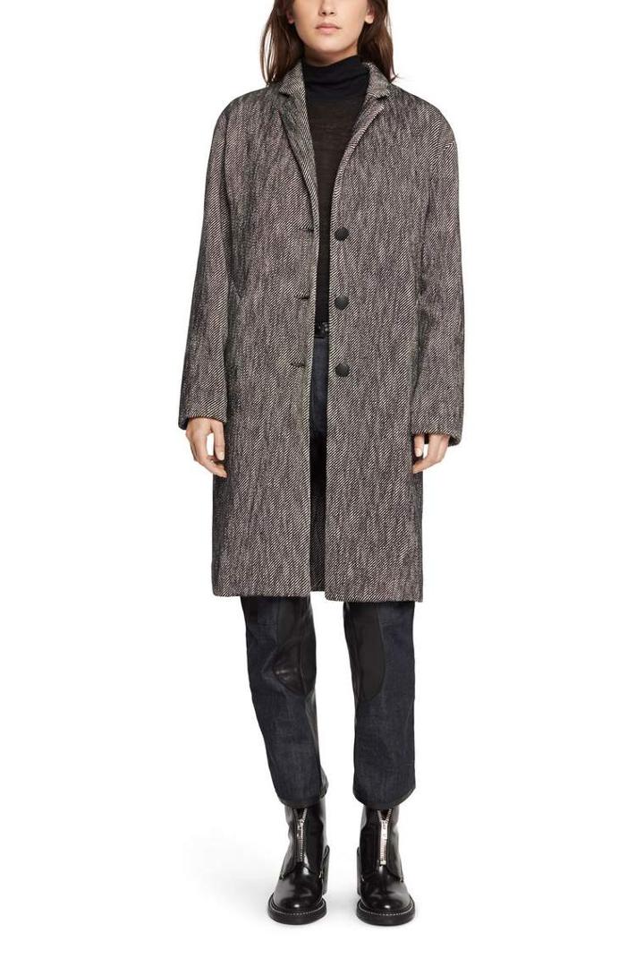 Rag & Bone - Blankett Coat - Black/ White - Xxs