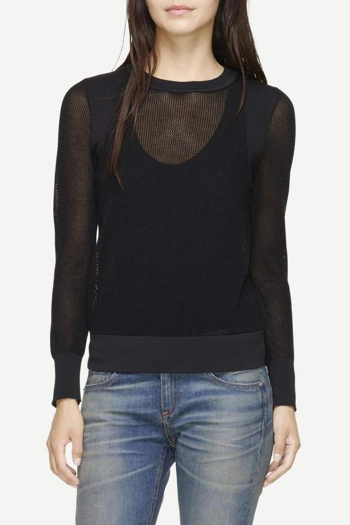 Rag & Bone - Shea Pullover - Black - Xxs