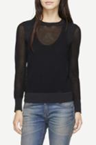 Rag & Bone - Shea Pullover - Black - Xxs