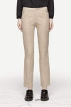 Rag & Bone - Suede Straight Leg Pant - Oxford Tan - 00