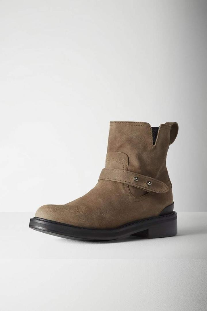 Rag & Bone - Ashford Moto Boot - Stone Waxy - 35 / 5