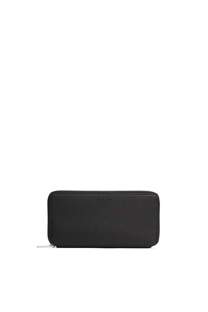 Rag & Bone - Zip Around Wallet - Black - One Size