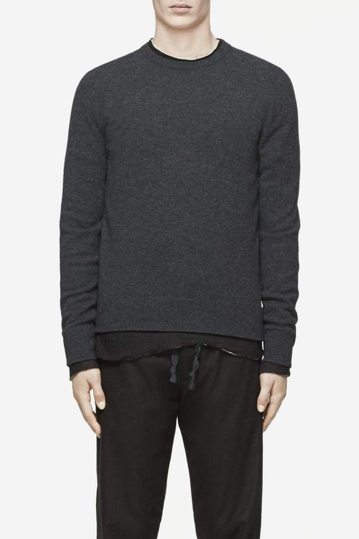 Rag & Bone - Nathan Crew - Charcoal - Xs